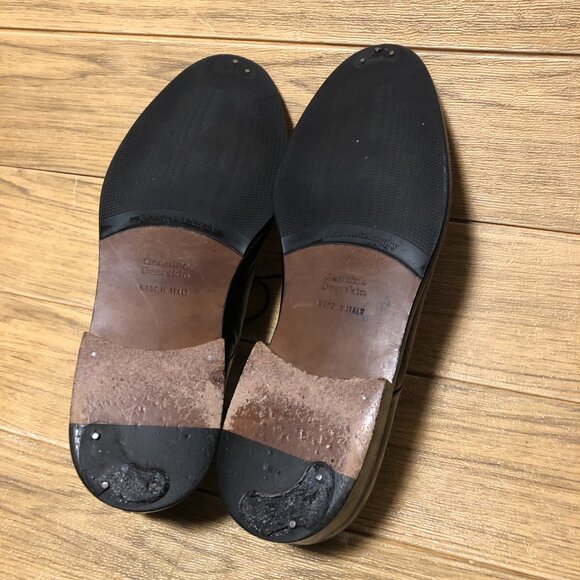 Johnston & Murphy men Oxford deerskin leather shoes, Style Cellini, 12 main image 13